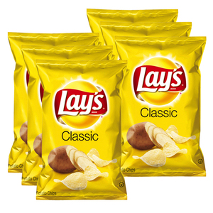 Lays Classic Potato Chips 6 Pack (184.2g per pack)
