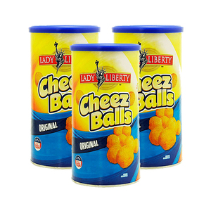 Lady Liberty Cheez Ball 3 Pack (155.9g per pack)