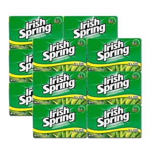 Irish Spring Deodorant Soap Aloe 12 Pack (106g per pack)