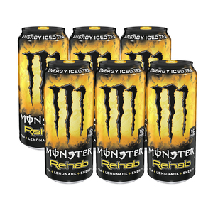 Monster Rehab Tea Lemonade Energy 6 Pack (458.3ml per pack)