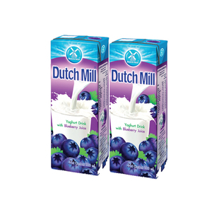 Dutch Mill Blueberry Yogurt 2 Pack (180ml per pack)