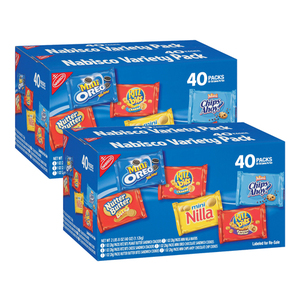 Nabisco Variety Cookies & Crackers 2 Pack (40's per pack)