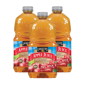 Langers 100% Apple Juice 3 Pack (1.89L per pack)