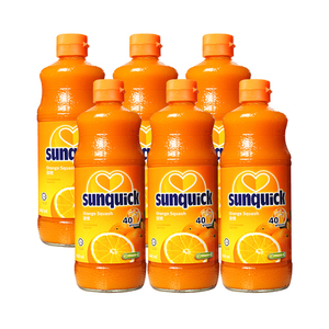 Sunquick Orange Squash Concentrate 6 Pack (840 ml per pack)