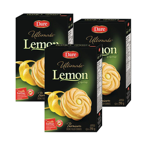 Dare Ultimate Lemon Creme Cookies 3 Pack (290g per Box)