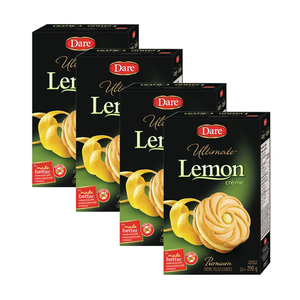 Dare Ultimate Lemon Creme Cookies 4 Pack (290g per Box)