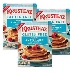 Krusteaz Gluten Free Pancake Mix Buttermilk 3 pack (453g per Pack)