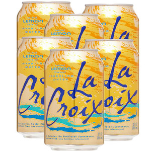 Lacroix Sparkling Water Lemon 6 pack (355ml per Can)