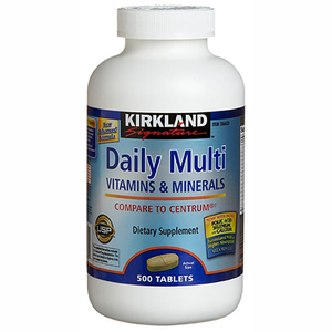 Kirkland Signature Daily Multi Vitamins and Minerals 500's