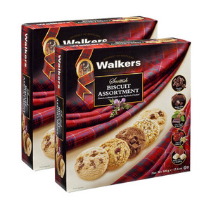 Walkers Scottish Biscuit Assortment 2 Pack (900g per Box)