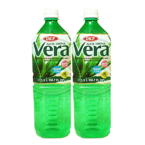 OKF Aloe Vera Sugar Free Juice 2 Pack (1.5L per pack)