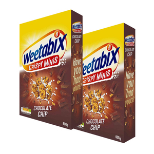 Weetabix Crispy Minis Chocolate Chip Cereal 2 Pack (600g per Box)