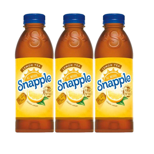 Snapple All Natural Lemon Tea 3 Pack (591.4ml per pack)