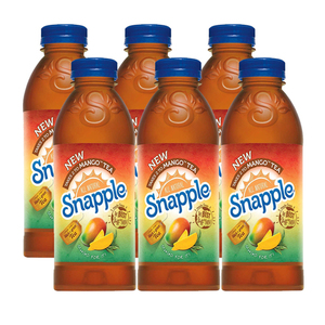 Snapple All Natural Mango Madness Tea 6 Pack (591.4ml per pack)