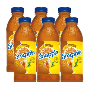 Snapple All Natural Half N' Half Tea 6 Pack (591.4ml per pack)