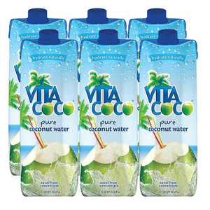 Vita Coco Pure Coconut Water 6 Pack (1L per pack)