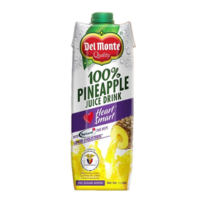 Del Monte 100% Pineapple Juice Heart Smart 1L