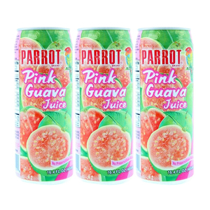 Parrot Brand Pink Guava Juice 3 Pack (487.9ml per pack)