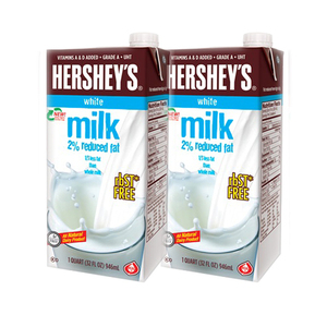 Hershey's 2% Reduced Fat White Milk 2 Pack (946ml per Box)
