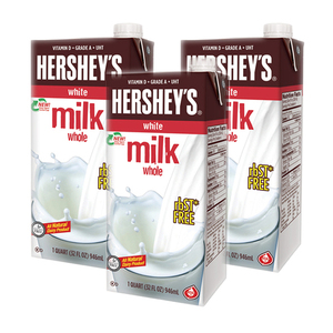 Hershey's Whole White Milk 3 Pack (946ml per Box)