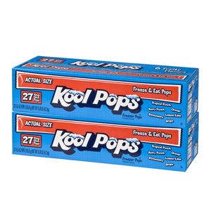 Kool Pops Assorted Freezer Bars 2 Pack (27's per pack)