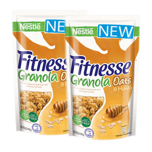 Nestle Fitnesse Granola Oats & Honey Cereal 2 Pack (300g per Pack)