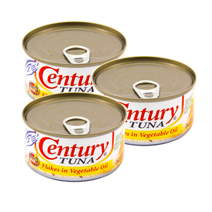 Century Tuna Flakes in Vegetable Oil 3 Pack (180g per pack)