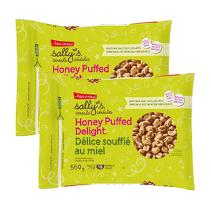 Sally's Honey Puffed Delight Cereal 2 Pack (550g per Pack)