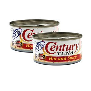 Century Tuna Flakes in Vegetable Oil Hot & Spicy 2 Pack (180g per pack)