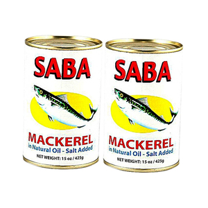 Saba Mackerel In Natural Oil 2 Pack (425g per pack)