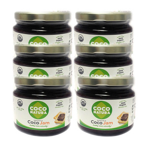 Coco Natura Organic Coco Jam 6 Pack (330g per Bottle)
