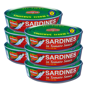 Del Monte Sardines In Tomato Sauce 6 Pack (425g per pack)