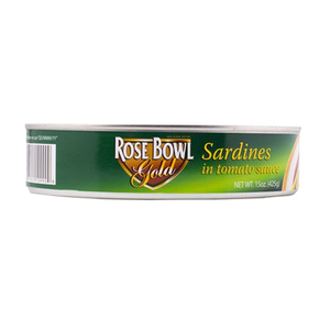 Rose Bowl Gold Sardines Oval in Tomato Sauce 425g