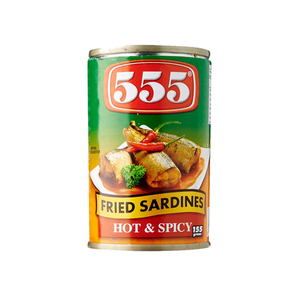 555 Fried Sardines Hot And Spicy 155g