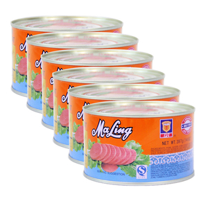 MaLing B2 Pork Luncheon Meat 6 Pack (397g per pack)