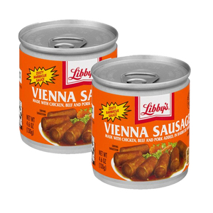 Libby's Vienna Sausage with Barbecue Sauce 2 Pack (130g per pack)