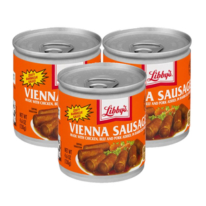 Libby's Vienna Sausage with Barbecue Sauce 3 Pack (130g per pack)
