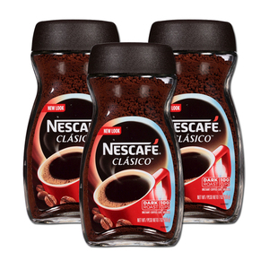 Nestle Nescafe Clasico Instant Coffee 3 Pack (200g per Bottle)