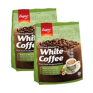 Super Charcoal Roasted 3in1 Hazelnut White Coffee 2 Pack (15x36g per Pack)