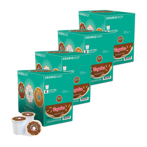 The Original Donut Shop Regular Medium Roast Coffee K-Cup Pod 4 Pack (12x11.1g per Box)