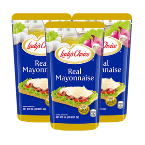 Lady's Choice Real Mayonnaise 3 Pack (470ml per pack)