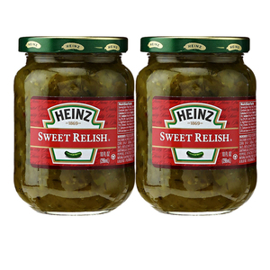 Heinz Sweet Relish 2 Pack (296ml per pack)