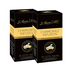 Sir Thomas J. Lipton Chamomile Infusion Tea 2 Pack (25x1g per Box)