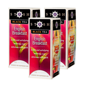 Stash English Breakfast Black Tea 3 Pack (30ct per Box)