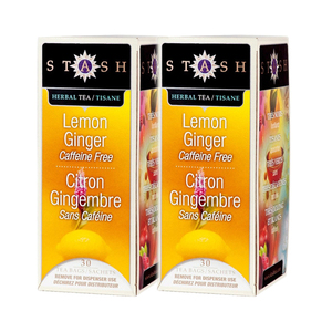 Stash English Lemon Ginger Tea 2 Pack (30ct per Box)