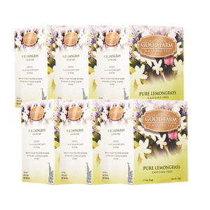 Good Farm Pure Lemongrass Natural Tea 6 Pack (12x2g per Box)
