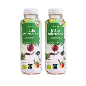 Little Miracles Pomegranate Green Tea 2 Pack (330ml per Bottle)