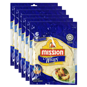 Mission Tortillas Wrap Original 6 Pack (270g per pack)