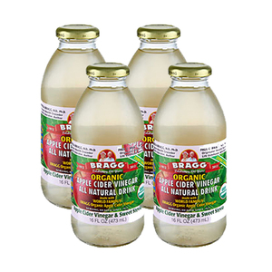 Bragg Organic Apple Cider Vinegar Drink - Sweet Stevia 4 Pack (473ml per Bottle)