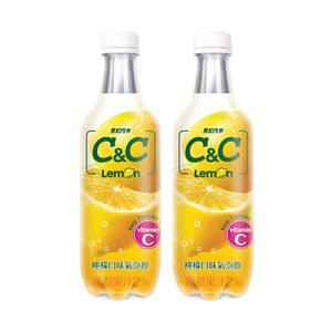 C&C Lemon Sparkling Drink 2 Pack (500ml per Bottle)